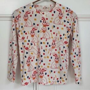 Mini Rodini Rabbits Grandpa long sleeve 128/134